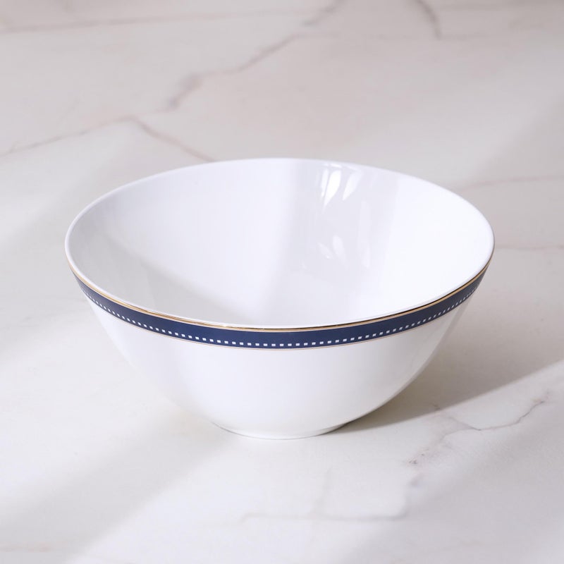 Home Centre Altius Winter Sky Bone China Printed Cereal Bowl - 800ml - Image 1