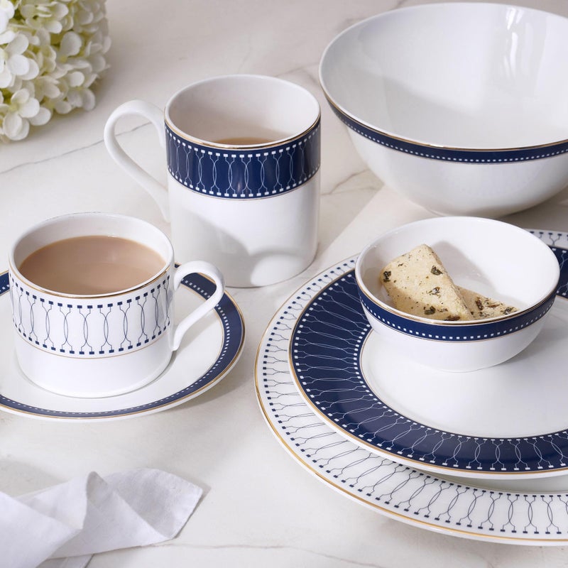 Home Centre Altius Winter Sky Bone China Printed Cereal Bowl - 800ml - Image 2