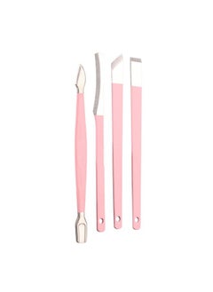 Beauté Secrets Pedicure Manicure Kit And Foot Care Kit (Eyebrow Razor Tweezer Hair Plucker Baby Nail Cutter Ear Cleaner Nail Filer) Pedicure Kit Gift For Men And Women Pink  - Image 4