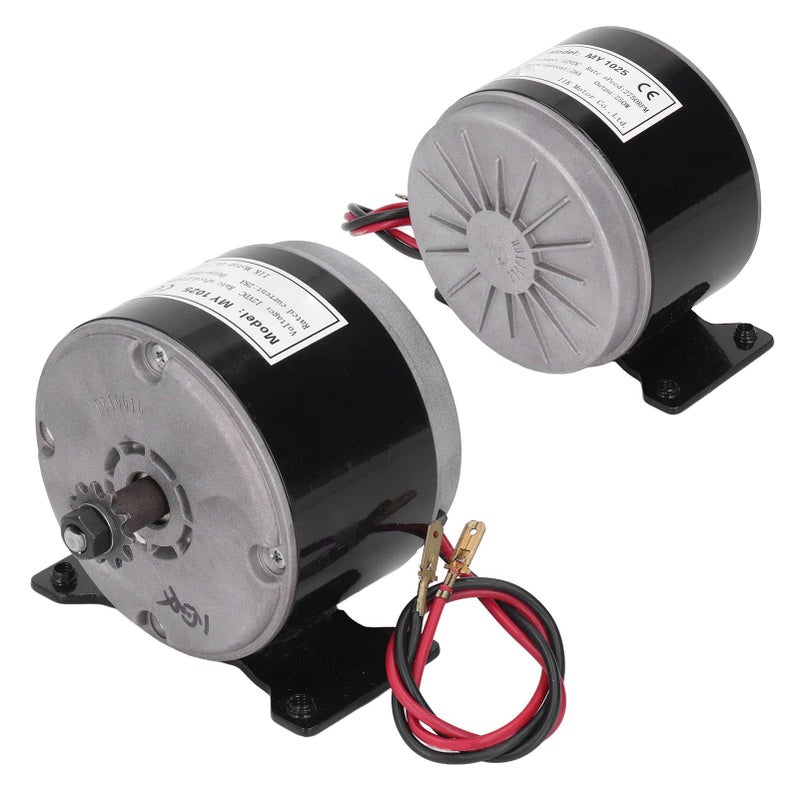 High Speed Brushed DC Motor 12V 250W 2750 RPM Aluminum For Electric Scooter - Image 5