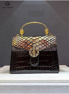 BLLE ROWN New Arrival Women's Luxury Handbags Elegant Snake Pattern Crossbody Bag For Ladies With Adjustable Strap,Stylish Shoulder Bags  - Image 1