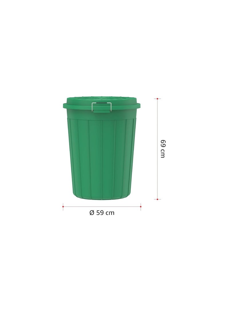 Cosmoplast 125L Round Plastic Drums with Lid In Multiple color  - Image 5