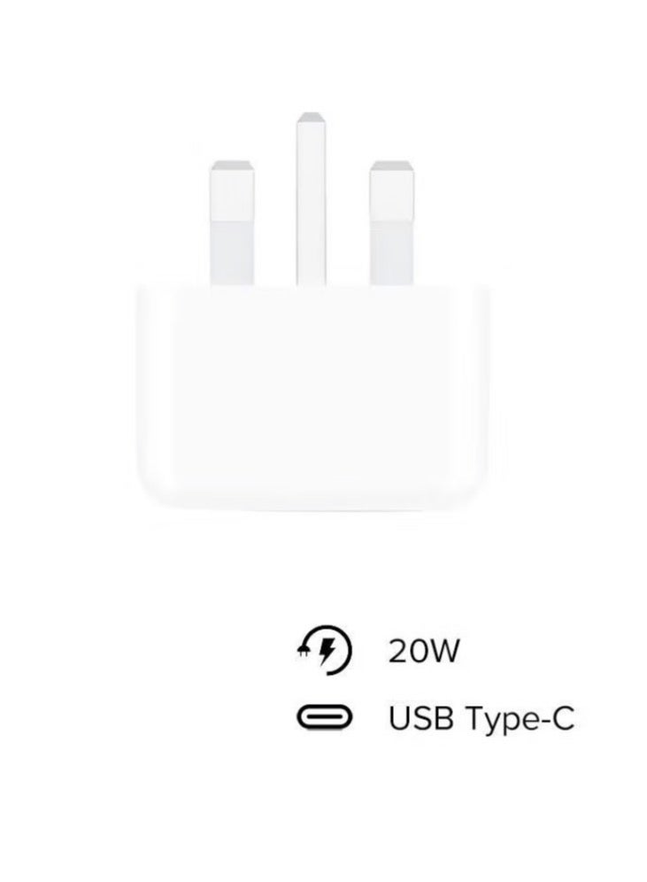 Plug Power Adapter 20W USB C White  - Image 3