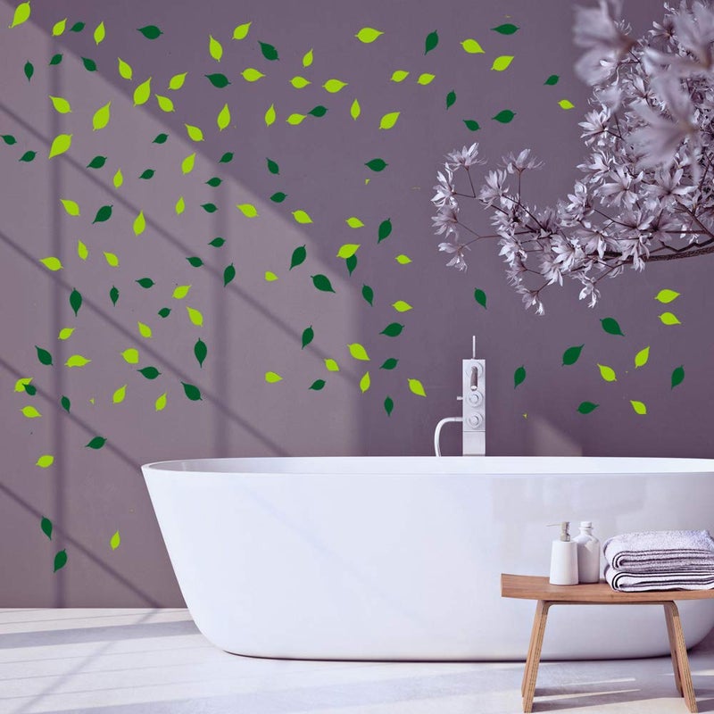 MAFENT Leaves Wall decal for Tree Wall Decor Room Decoration (Dark Green and Light Green) - Image 4