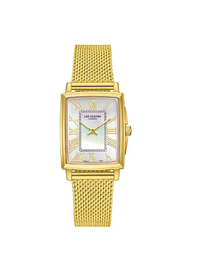 Lee Cooper Women's Mesh Analog Watch LC08160.120 - 22X34 mm