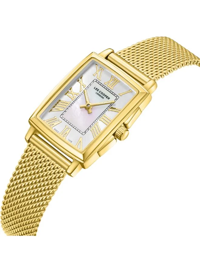 Lee Cooper Women's Mesh Analog Watch LC08160.120 - 22X34 mm