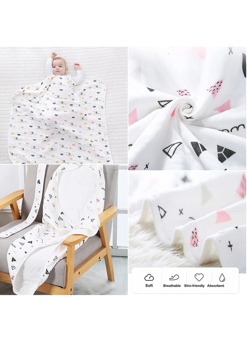 Baby Swaddle Wrap Blanket, Breathable Cotton Adjustable Swaddling Blanket for Newborn Infant Unisex 0-12 Months(Spacecraft)