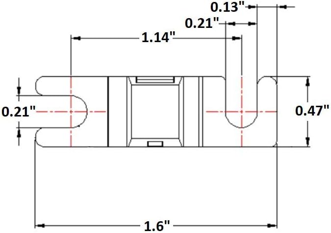 AA Mini ANL 30 Amp Fuse For Automotive Marine Audio Video System Electronics Fuse 3 Pack (30A) - Image 2