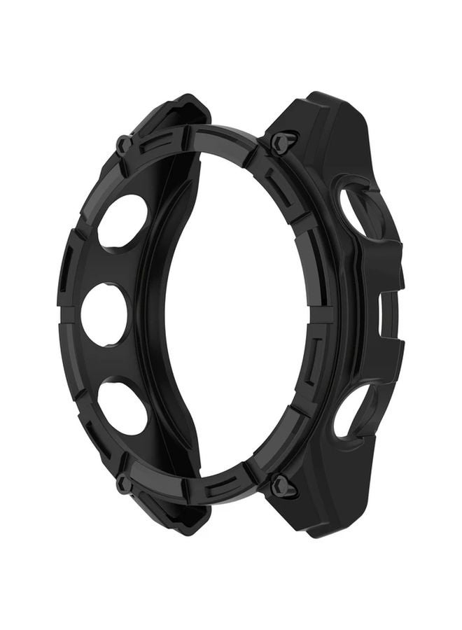 Black TPU Protective Cover for Garmin Fenix 8 43mm AMOLED Soft Silicone Bumper Case - Image 1