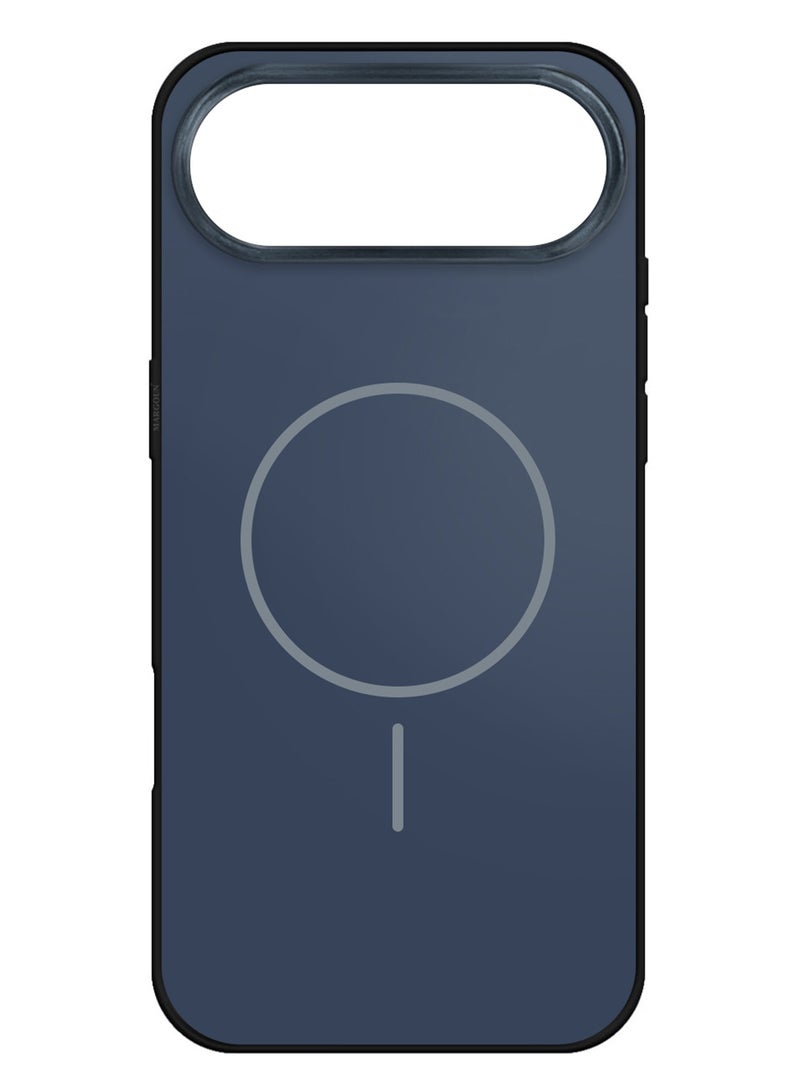 Hard TPU Case Cover for Apple iPhone 17 Air - Full Edge Coverage - Anti-Fingerprint and Glossy - MagSafe Compatible - Dark Blue - Image 4