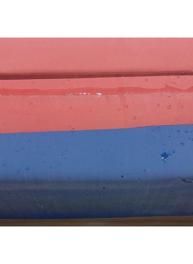 SAAMIYA ENTERPRISE's Rubber Sheet/Makintosh Sheet/Mattress Protector for Hospital Bed or Baby Bed Colour: Red and Blue (1 Meter / 3.6 Feet X 3 Feet) - Image 4