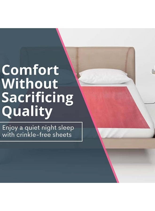 SAAMIYA ENTERPRISE's Rubber Sheet/Makintosh Sheet/Mattress Protector for Hospital Bed or Baby Bed Colour: Red and Blue (1 Meter / 3.6 Feet X 3 Feet) - Image 3
