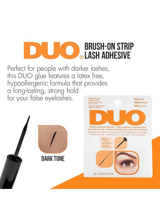 DUO Brushon Strip Lash Adhesive Dark Tone 0.18 Oz 2Packs - Image 3