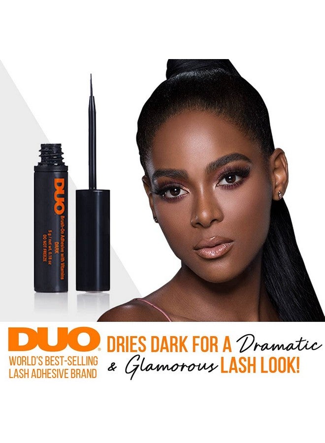 DUO Brushon Strip Lash Adhesive Dark Tone 0.18 Oz 2Packs - Image 2