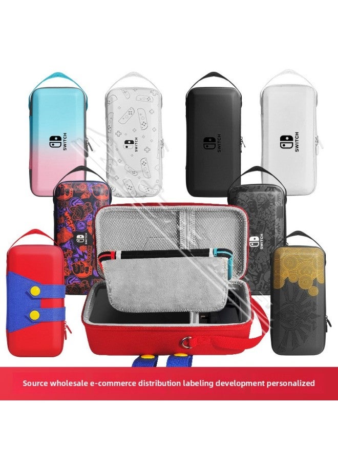 Spot Nintendo Switch Storage Bag OLED Host Accessories Base Handle Portable Hard Shell Storage Protection Bag-Model:Ras Rapp 3 Support Bag - Image 2