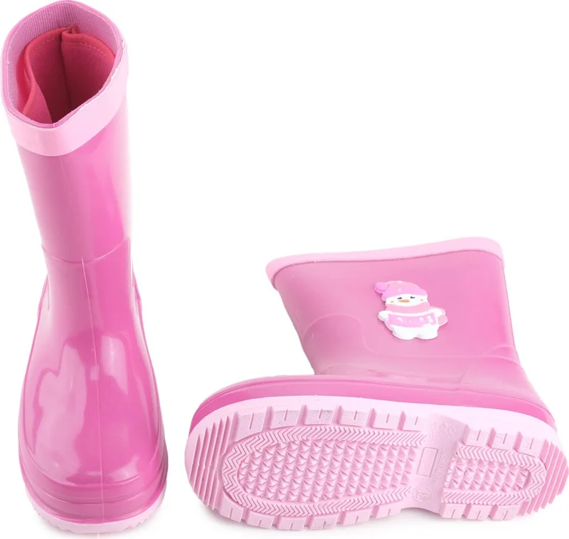 جيزر Girls Winter Waterproof Rain Boots with Removable Additional Socks