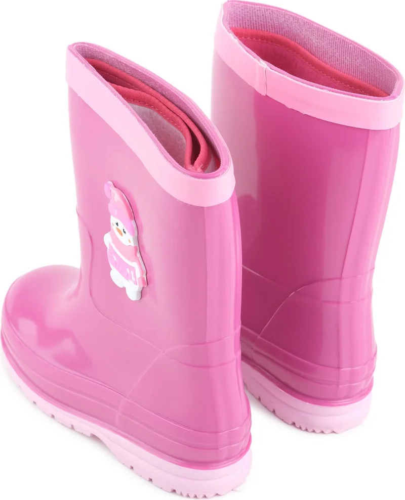 جيزر Girls Winter Waterproof Rain Boots with Removable Additional Socks