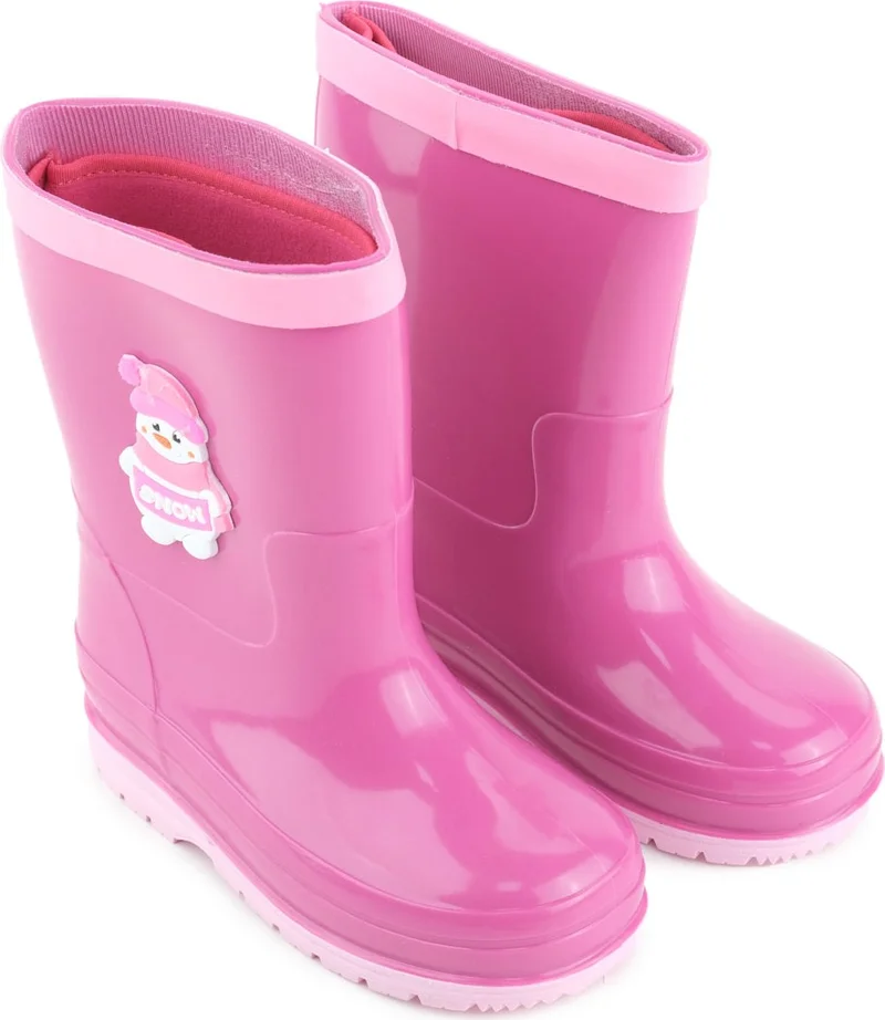 جيزر Girls Winter Waterproof Rain Boots with Removable Additional Socks