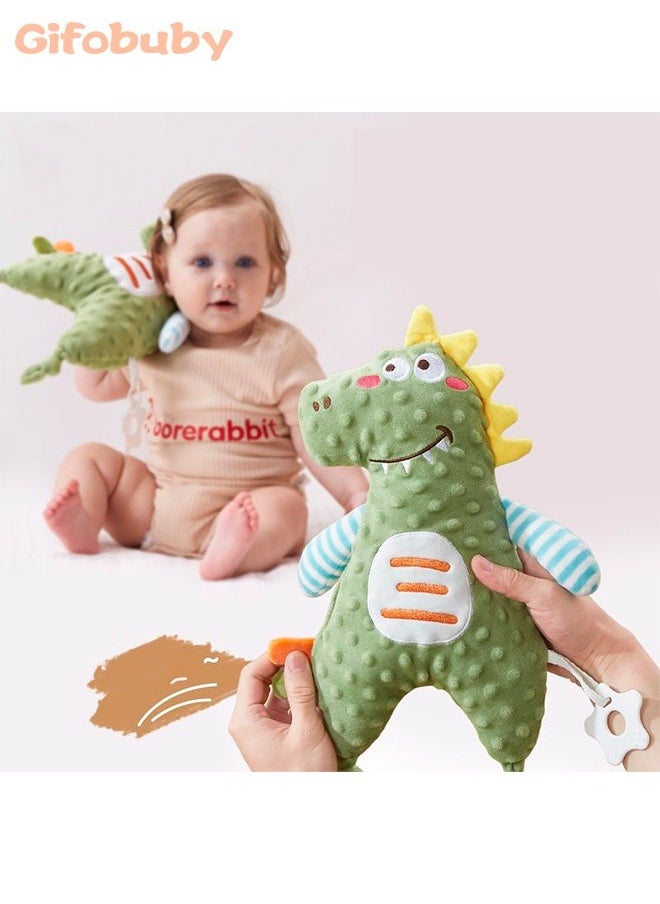 Gifobuby Dinosaur Stuffed Toys Teether Baby Toys, Soft & Cuddly Sensory Toy for Infants and Toddlers Perfect Gift for Newborn  - Image 2