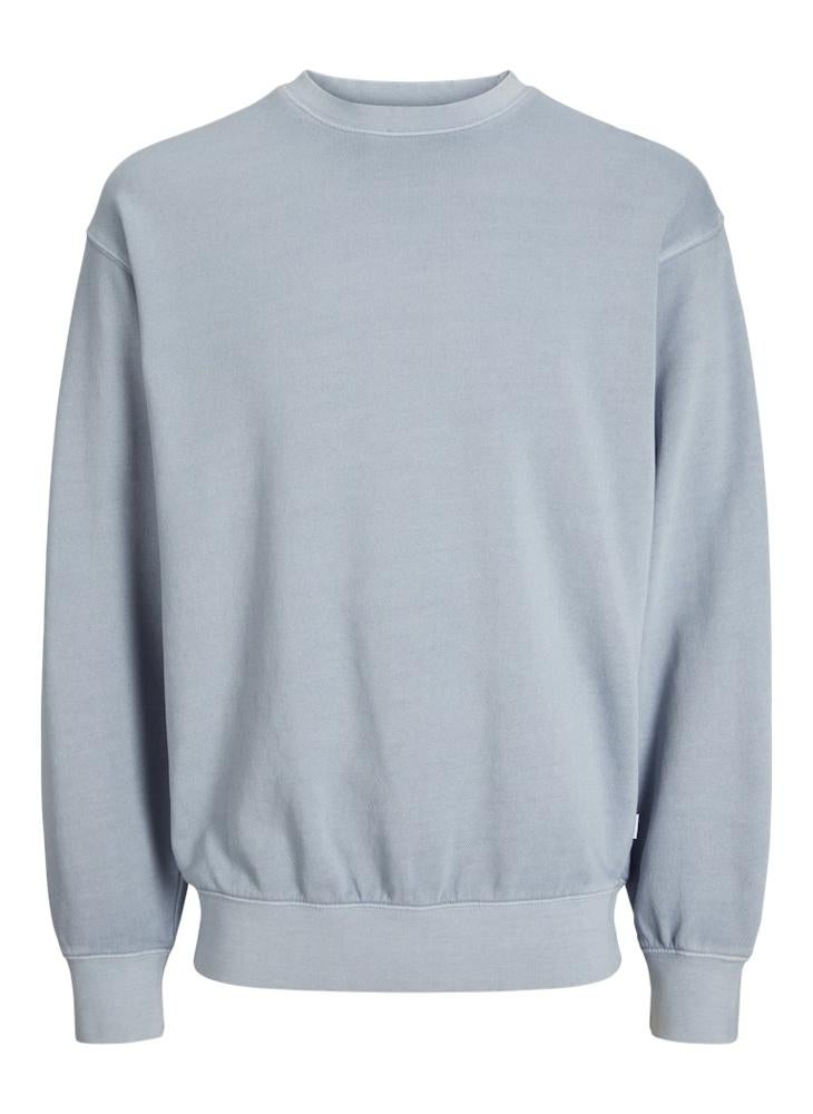 JACK & JONES Solid Regular Fit Crew Neck Sweatshirt - Image 5