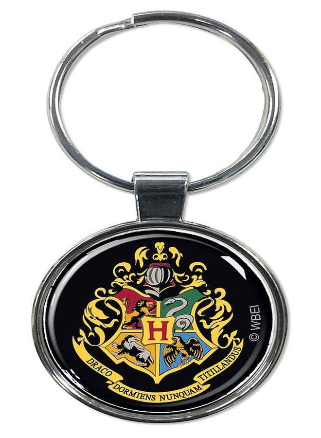 Ata-Boy Harry Potter Hogwarts Crest 1.5" Fob Keychain for Keys, Backpack Pulls and More - Image 1