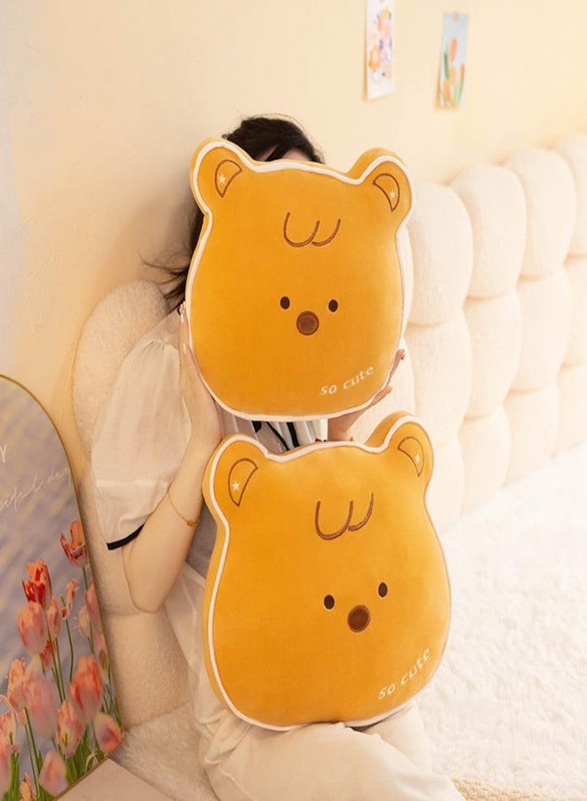 TechMax Solution Charming Pink Stuffed Pillow, Cozy Lounging Accessory for Kids, Decorative Room Plushie for Teens - Image 3