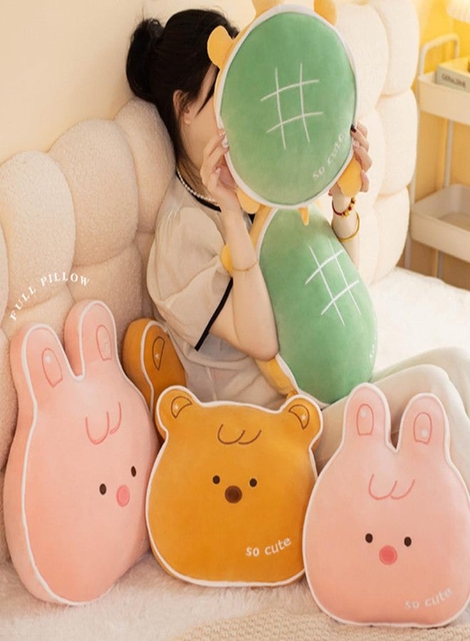 TechMax Solution Charming Pink Stuffed Pillow, Cozy Lounging Accessory for Kids, Decorative Room Plushie for Teens - Image 4