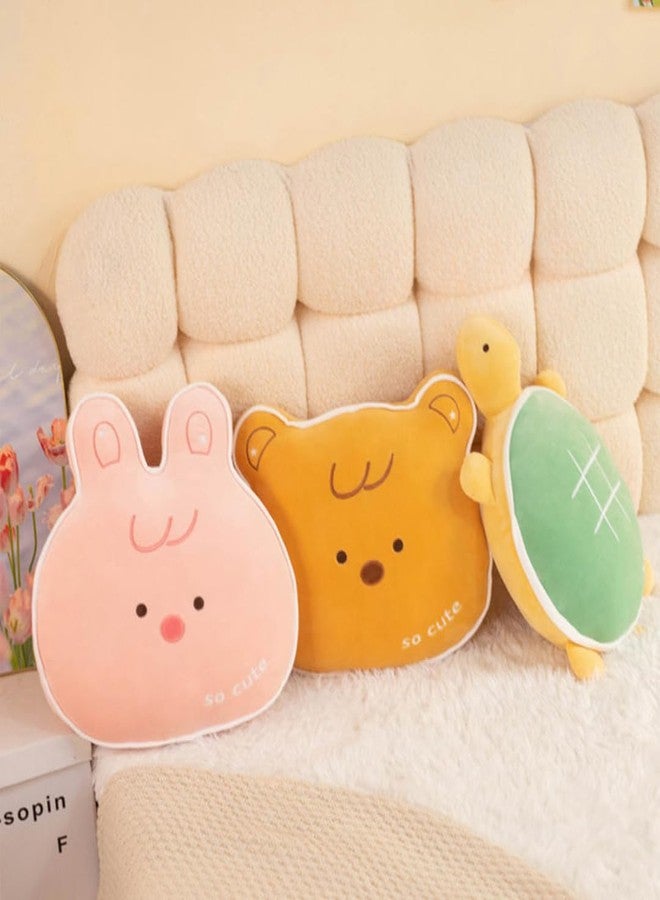 TechMax Solution Charming Pink Stuffed Pillow, Cozy Lounging Accessory for Kids, Decorative Room Plushie for Teens - Image 2