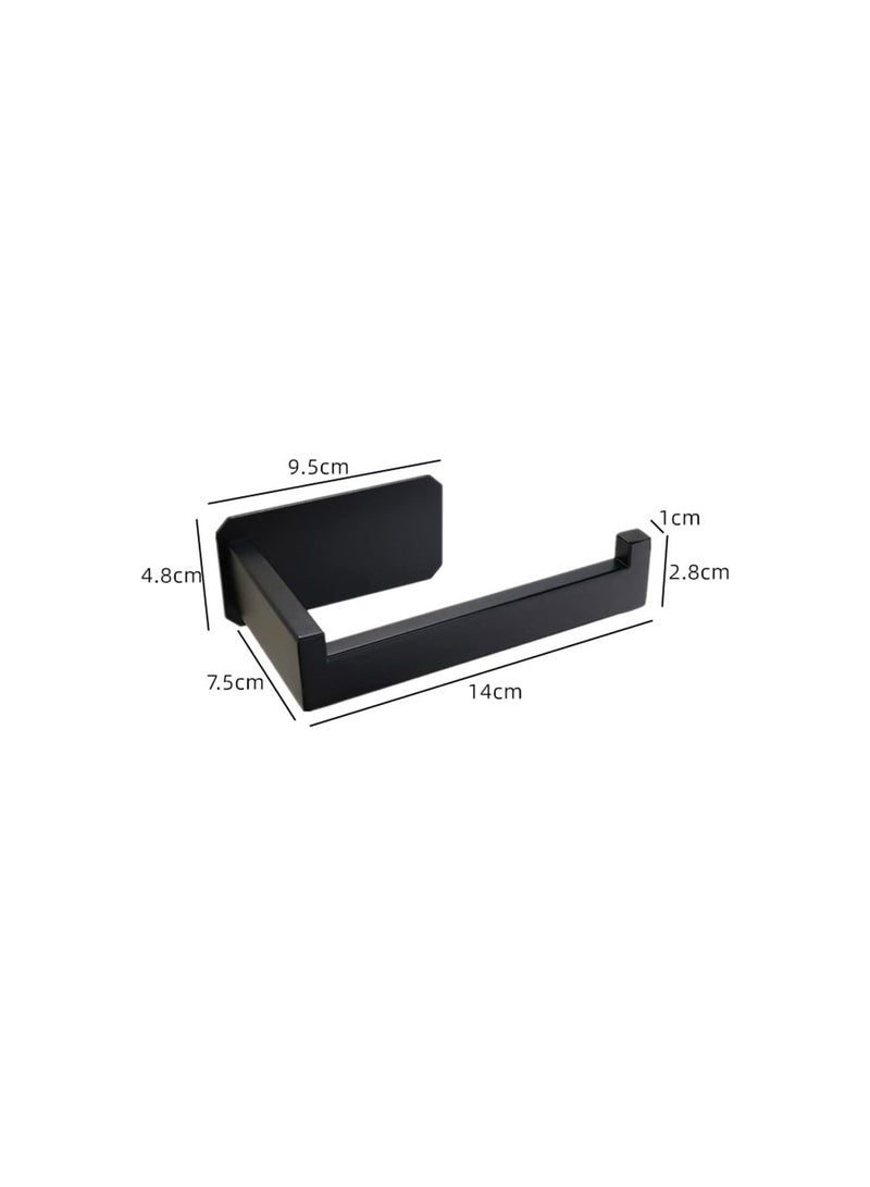 GGOOT Toilet Roll Holder Wall Mounted - Self Adhesive Stainless Steel Toilet Paper Holder for Bathroom & Kitchen - No Drilling Required - Image 3