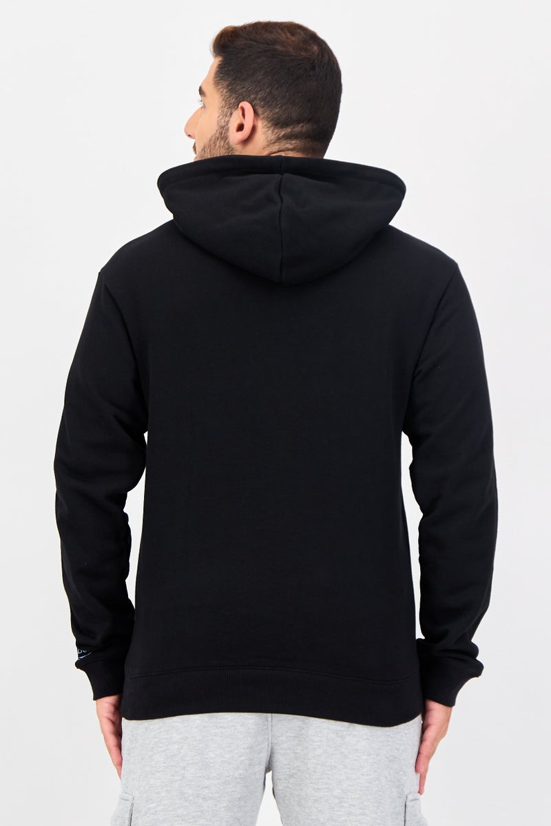 Reebok Men Sportswear Fit Long Sleeve Outdoor Hoodie, Black - Image 4