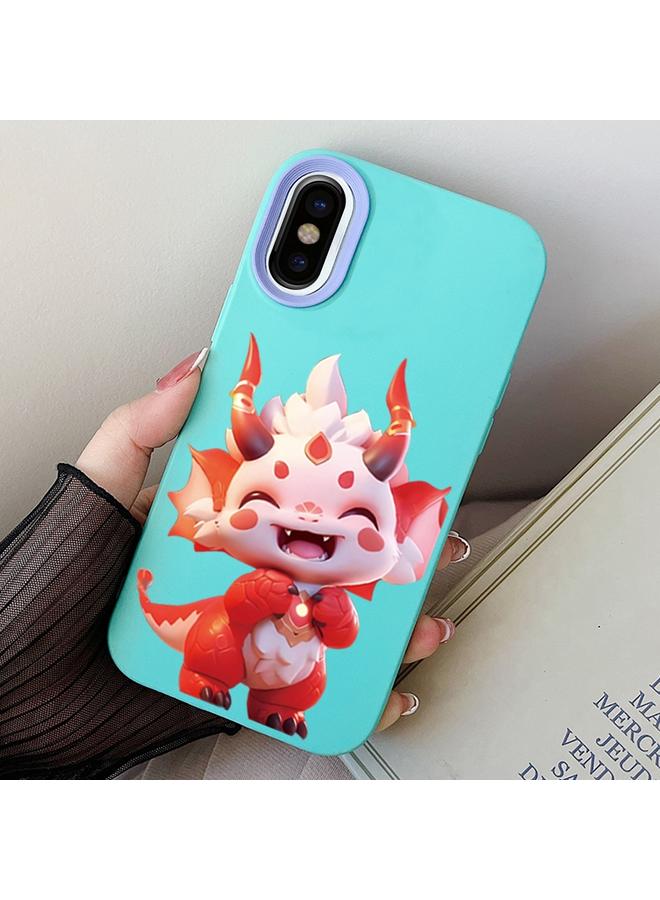 S-TOP Case For iPhone XS Max Loong Baby PC Hybrid TPU Phone Case - Image 1