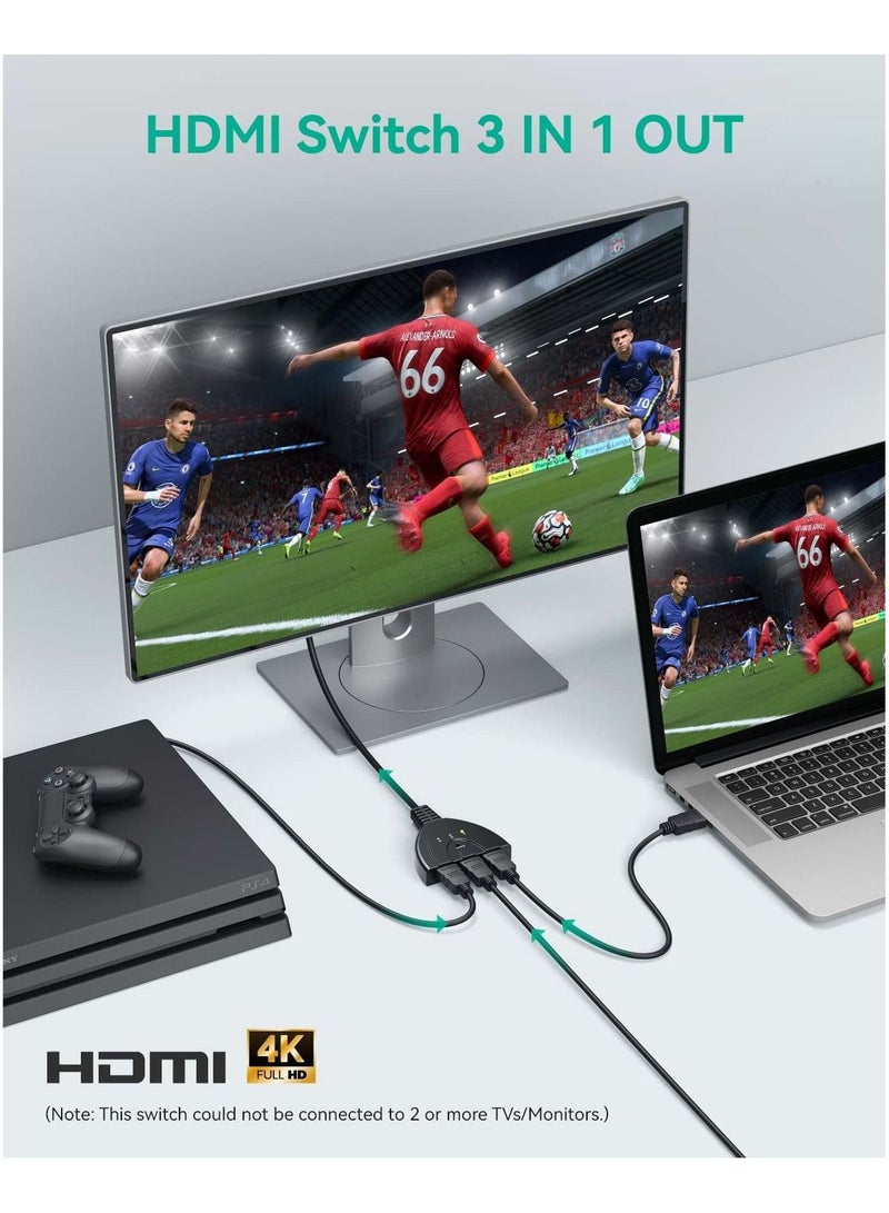 3 Port HDMI 1080P Switcher Switch Splitter for HDTV DVD Xbox 360 - Image 4