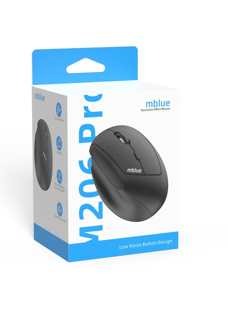 mblue Business Office Mouse – Silent Clicks, Smooth Control, Professional Performance, M206 Pro - Image 2