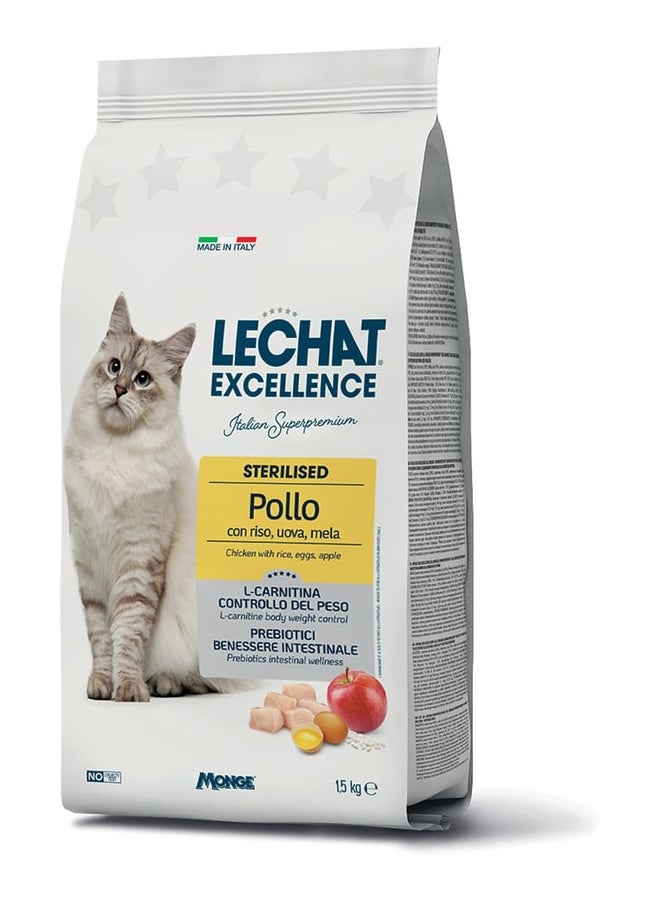 Monge LeChat Excellence Cat Sterilised Chicken 400g