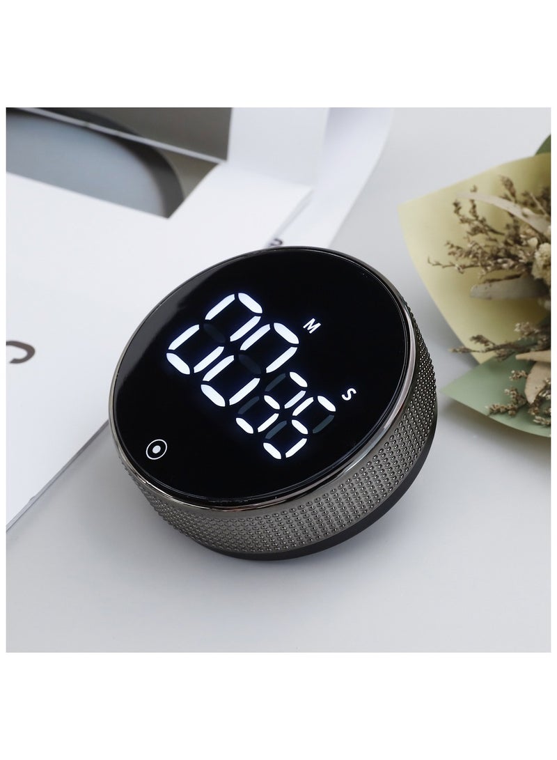 مؤقت مطبخ رقمي - مؤقت عد تنازلي وعد تصاعدي مع شاشة LED كبيرة مؤقت مزود بميزة ضبط الصوت، سهل الاستخدام أثناء الطهي ومثالي لكبار السن والأطفال - Image 1