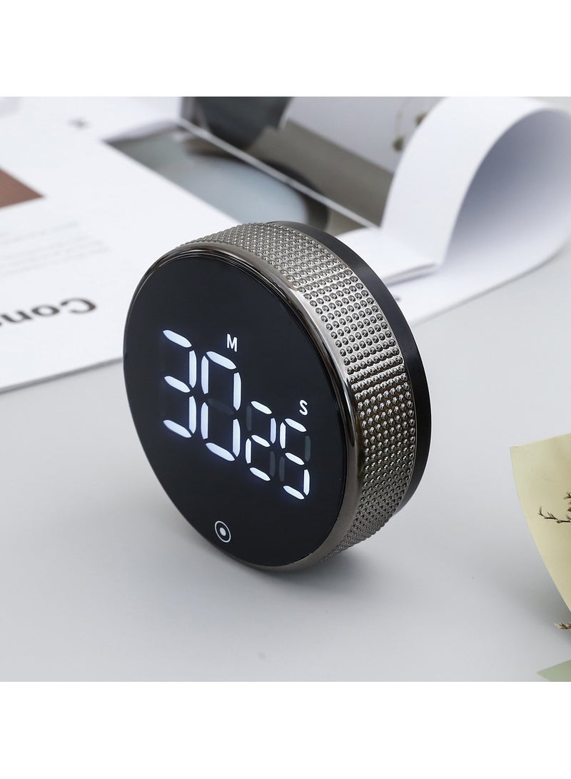 مؤقت مطبخ رقمي - مؤقت عد تنازلي وعد تصاعدي مع شاشة LED كبيرة مؤقت مزود بميزة ضبط الصوت، سهل الاستخدام أثناء الطهي ومثالي لكبار السن والأطفال - Image 3