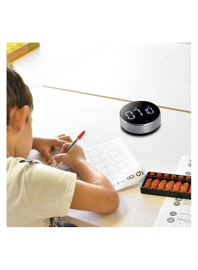 مؤقت مطبخ رقمي - مؤقت عد تنازلي وعد تصاعدي مع شاشة LED كبيرة مؤقت مزود بميزة ضبط الصوت، سهل الاستخدام أثناء الطهي ومثالي لكبار السن والأطفال - Image 5