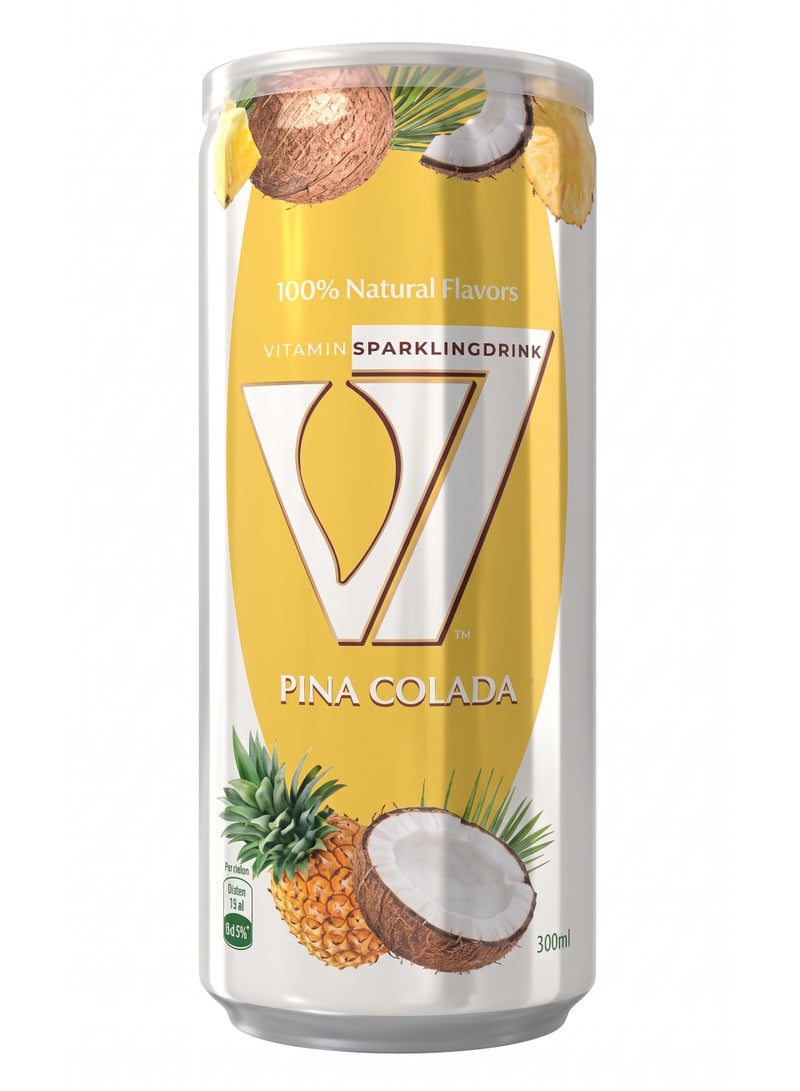 Vitamin Sparkling Drink 100% Natural Flavors - Pina Colada