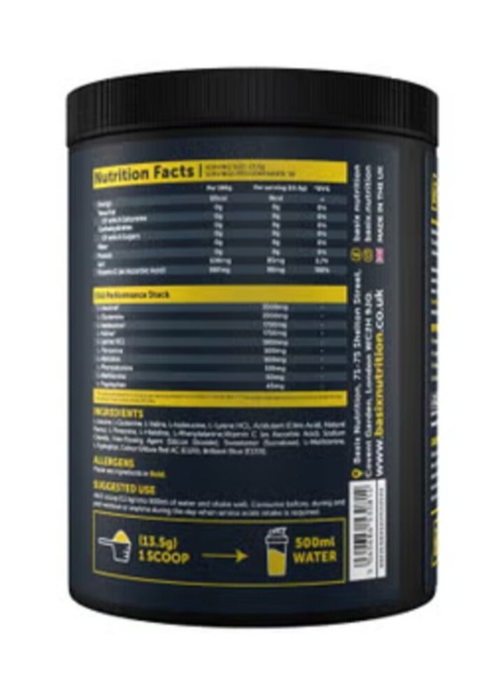 Basix Complete 10 Essential Amino Acid & Glutamine 405g Vimtonic Flavor 30 Serving - Image 3