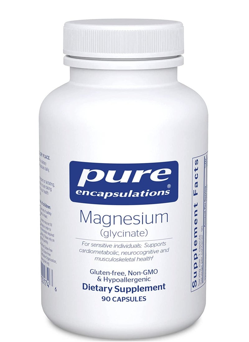 Pure Encapsulations - مكمل غذائي جليسينات المغنيسيوم - 90 كبسولة - Image 1