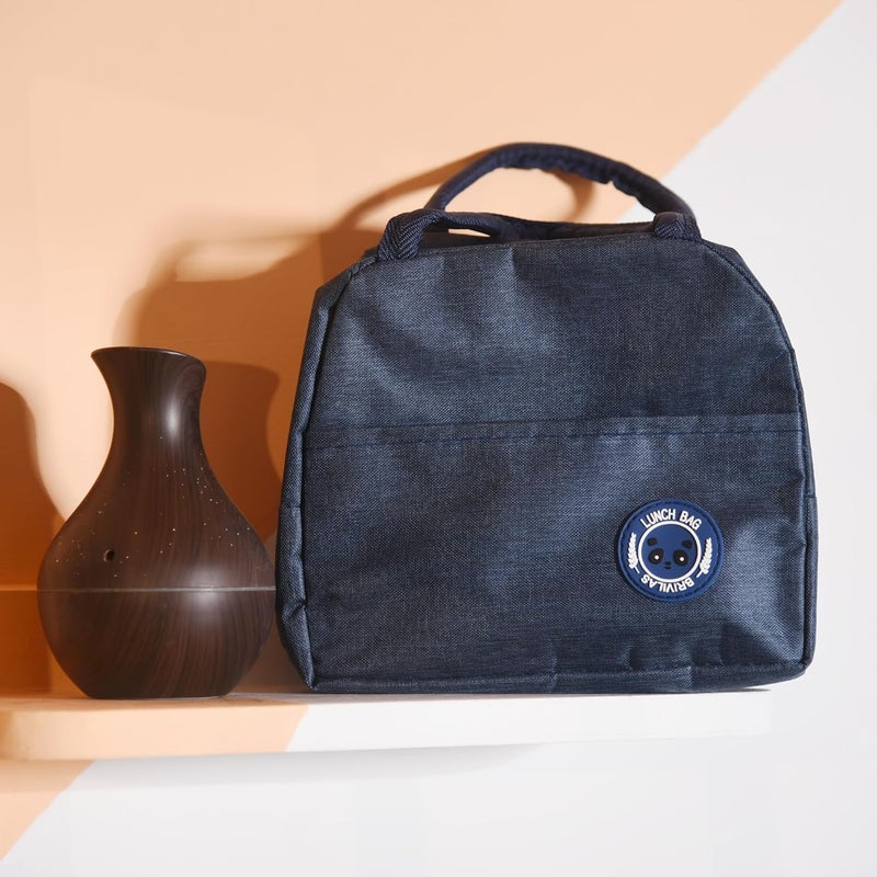 Clazkit Insulated Travel Lunch/Tiffin/Storage Bag for Office, College & School (Color May Vary) (Cotton) - Image 1