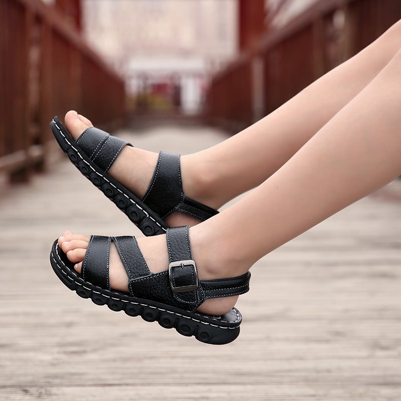 Boys' Shoes 2026 Sports Sandals Student New Summer Korean Style Casual Middle And Large Children'S Sports Beach Shoes - Image 5