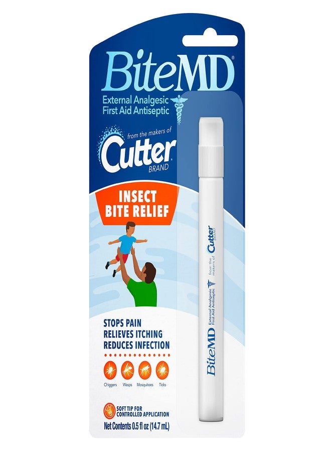 Cutter BiteMD Insect Bite Relief Stick, Analgesic And Antiseptic 0.5 Fl Oz (Pack of 1) - Image 1