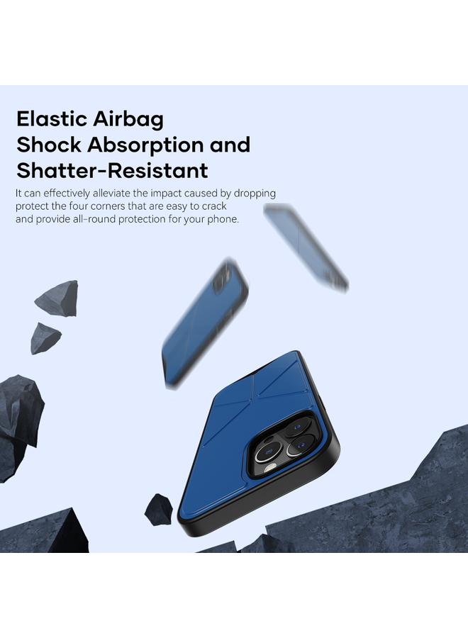 روك جراب لهاتف iPhone 13 Pro Max Element Plus مصنوع من مادة TPU + PC وغطاء حماية مقاوم للصدمات مع حامل قابل للطي - Image 3