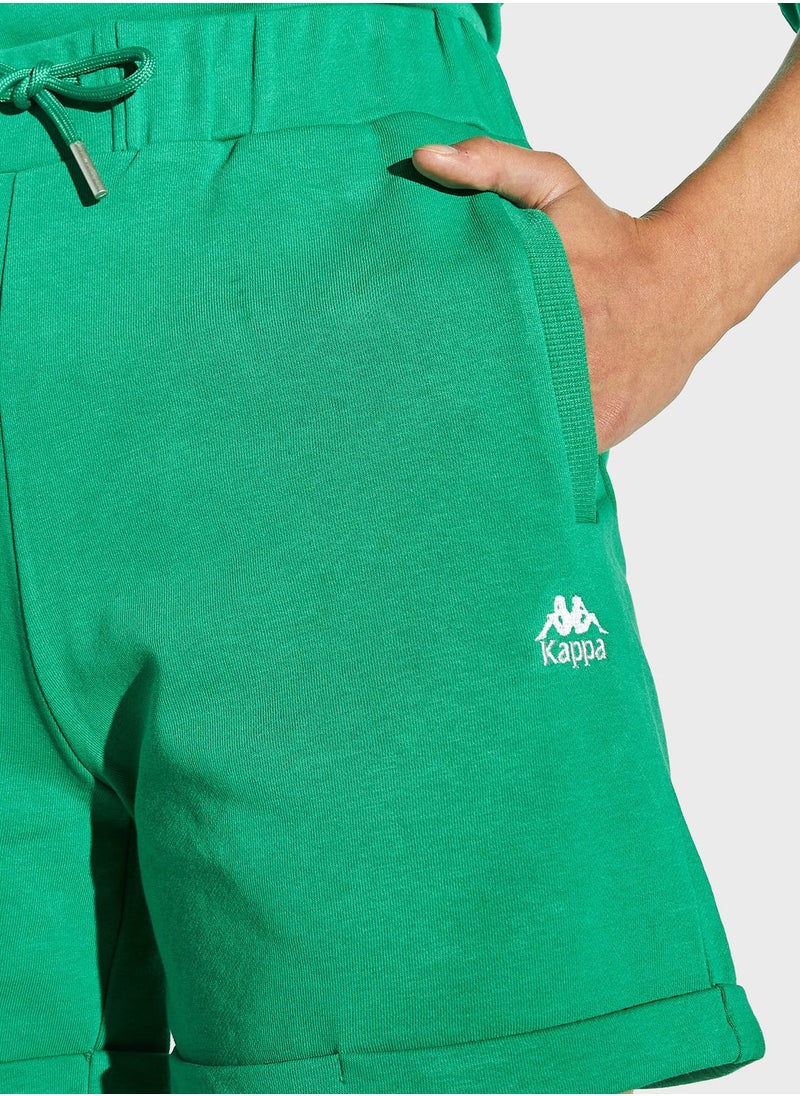 Kappa - Logo Embroidered Shorts - Image 1