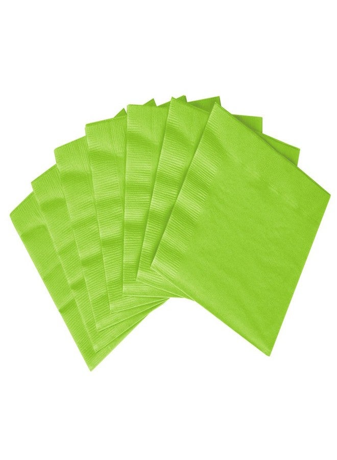 Amscan 3-Ply Dinner Napkins Party Supplies, Standard, Green - Image 2