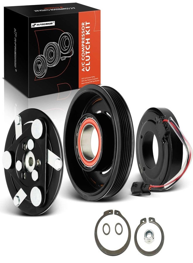 A-Premium Air Conditioner AC Compressor Clutch Kit Compatible with Nissan Sentra 2013-2019 1.6L 1.8L - Image 1
