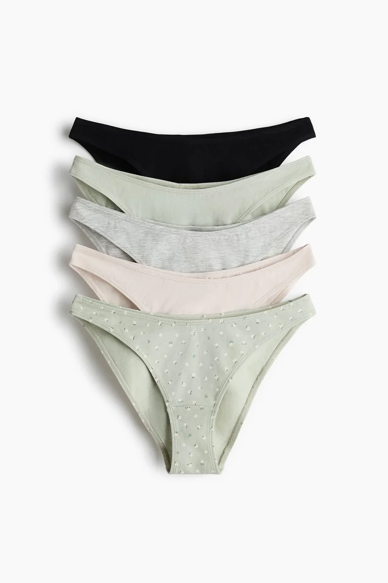 اتش اند ام سروال بريف من القطن - عبوة من 5 قطع