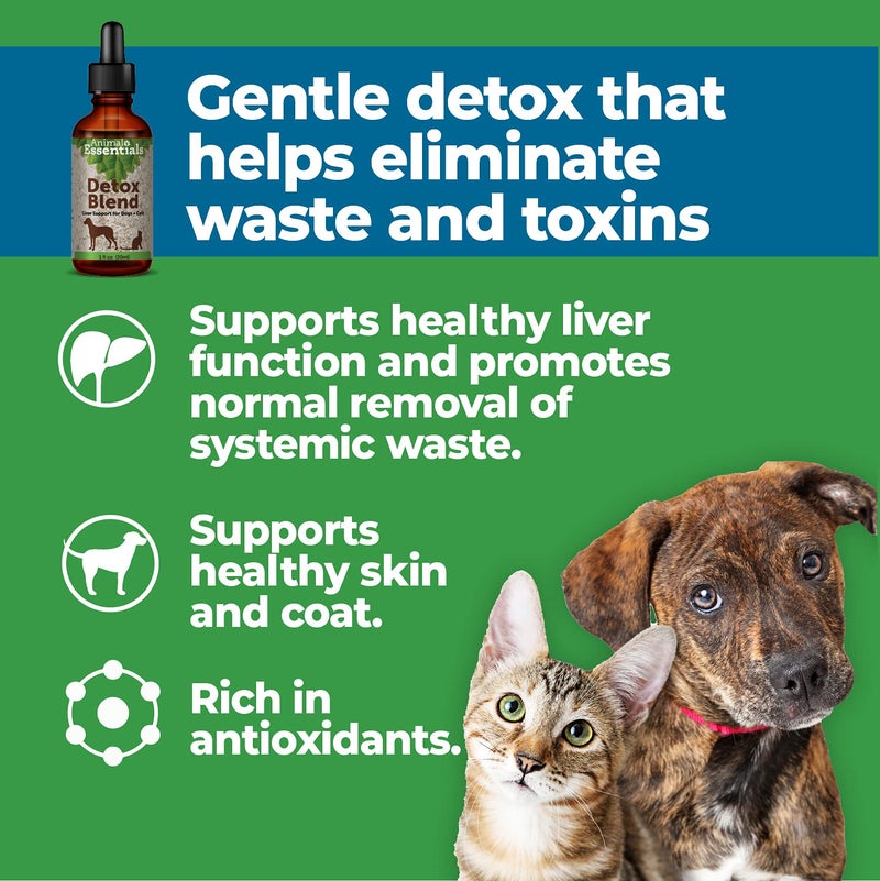 Animal Essentials Detox Blend - Liver Support for Dogs & Cats, Herbal Liver Supplement, Veterinarian Recommended Animal Wellness Tonics - 2 Fl Oz - Image 5