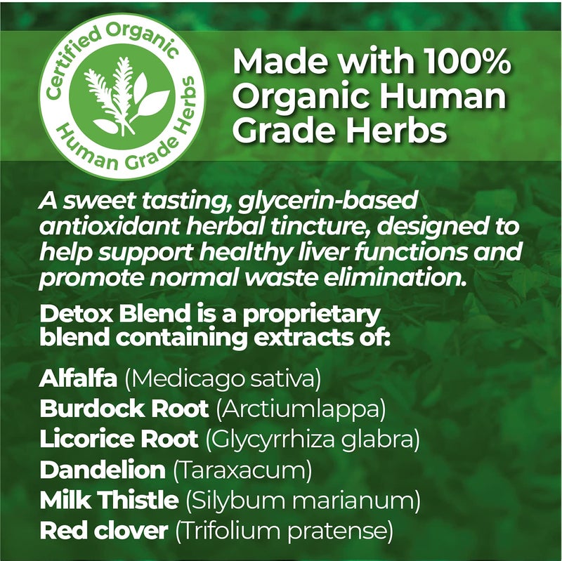 Animal Essentials Detox Blend - Liver Support for Dogs & Cats, Herbal Liver Supplement, Veterinarian Recommended Animal Wellness Tonics - 2 Fl Oz - Image 3